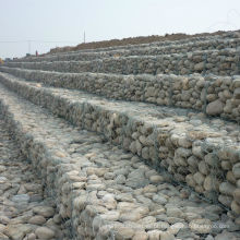 Malha de fio da cesta de Gabion / engranzamento de fio da caixa de Gabion / Hex. Tela metálica